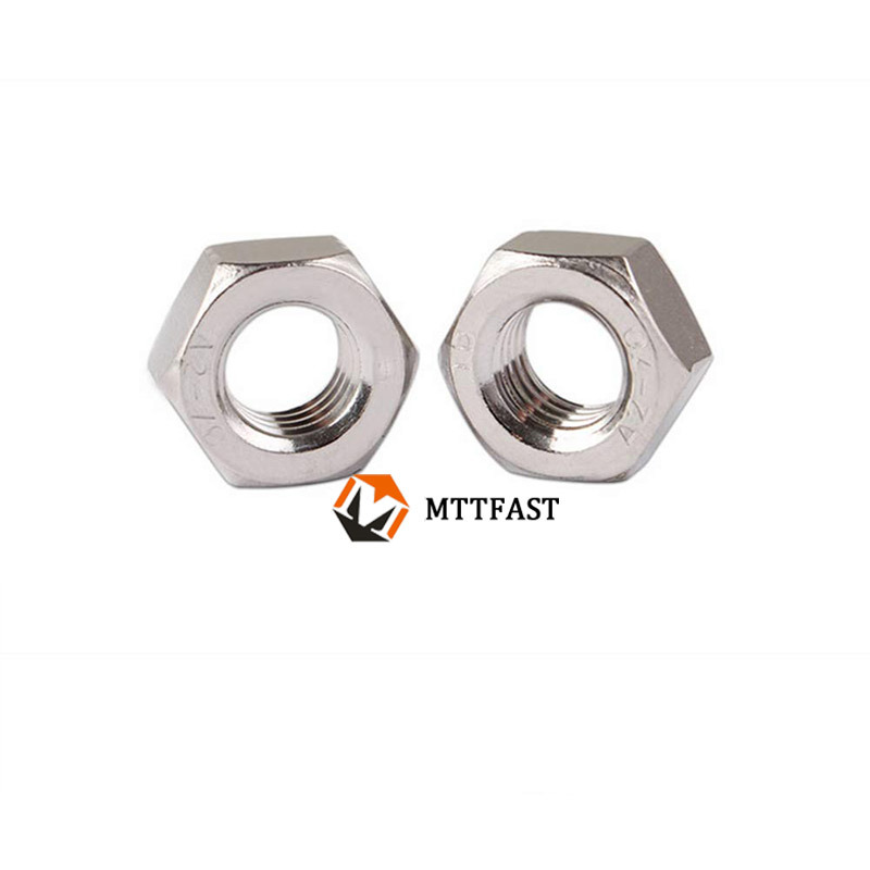 Factory Custom High Quality DIN 934 Stainless Steel Hex Nuts M8