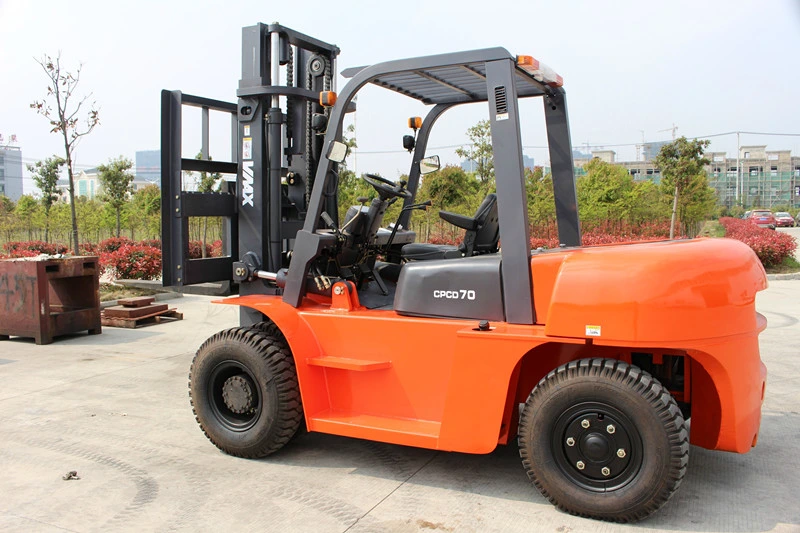 Vmax Automatic Transmission Material Handling Equipment 7 Ton Diesel Forklift Truck with Cabin