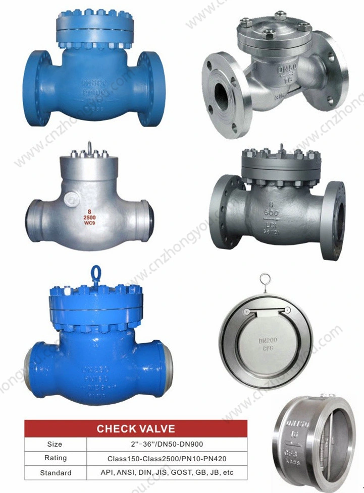 Ce Certification Cast Steel Bolted Cover Swing Check Valve