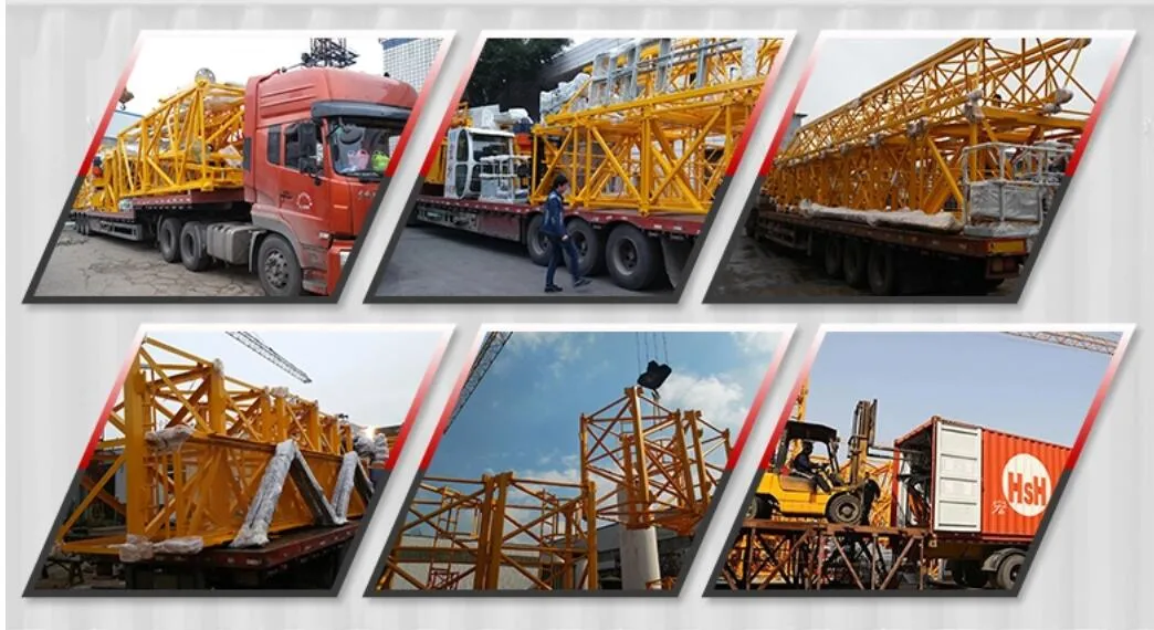 10 Ton Luffing Tower Cranes with 50 M Jib Length Tower Cranes