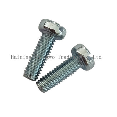 Zinc Plated Cheese Slotted Head Fasteners Machine Bolt
