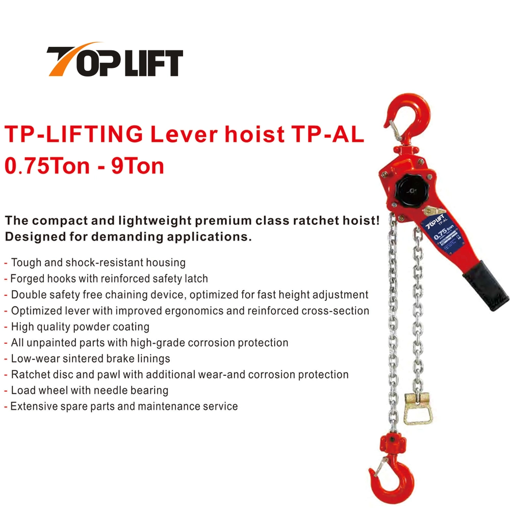 Portable Manual Lever Chain Block Lifting Hoist