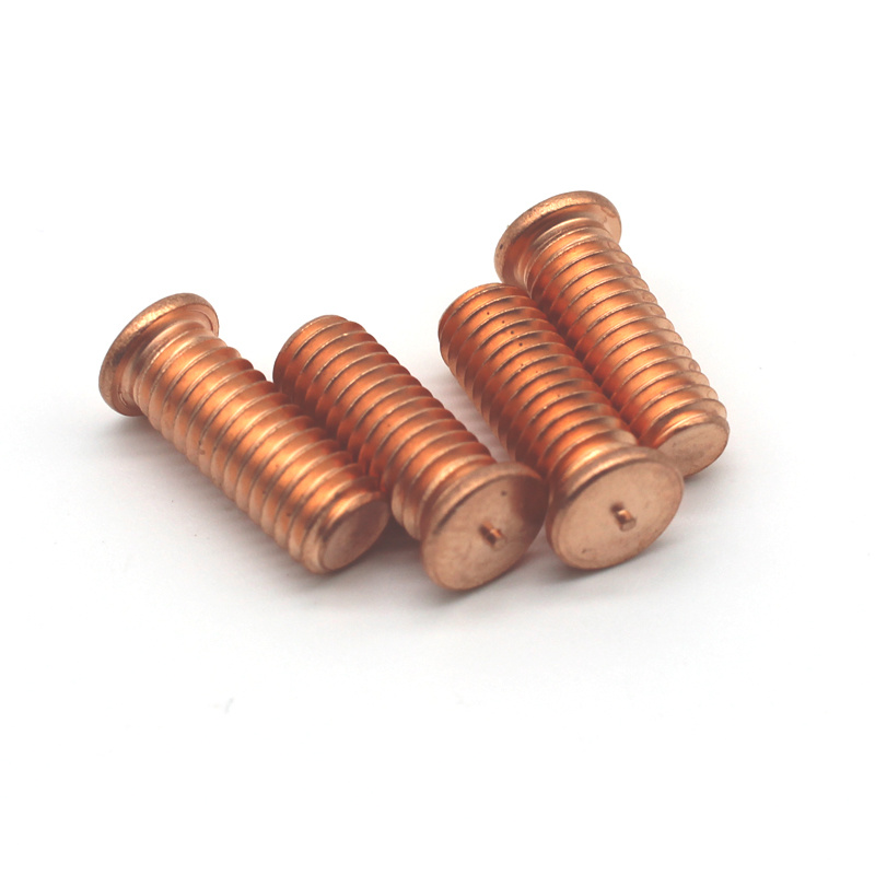 Self Clinching Studs Brass Copper Plated Stud Welding Screws and Rods