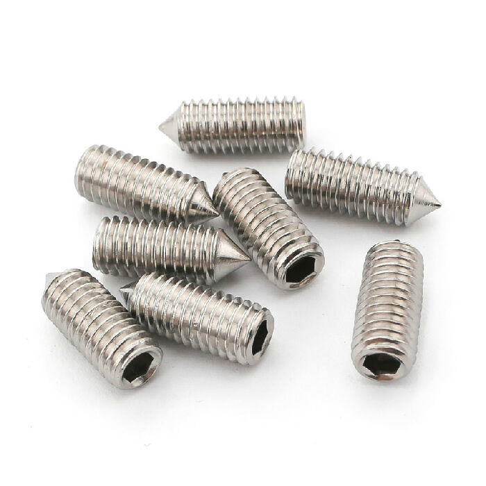 Stainless Steel Pointed Set Screws Hollow Set Screws