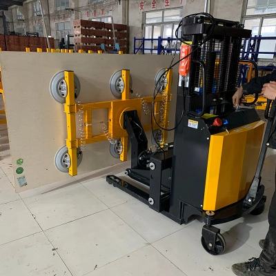 Vacuum Glass Lifter Cart and Trolley for Iron Plate