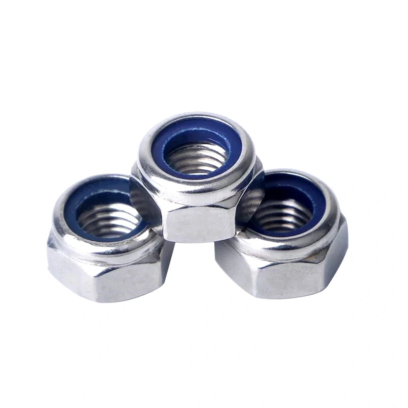 Galvanized Carbon Steel Hex Nylon Nut Long Hex Nuts
