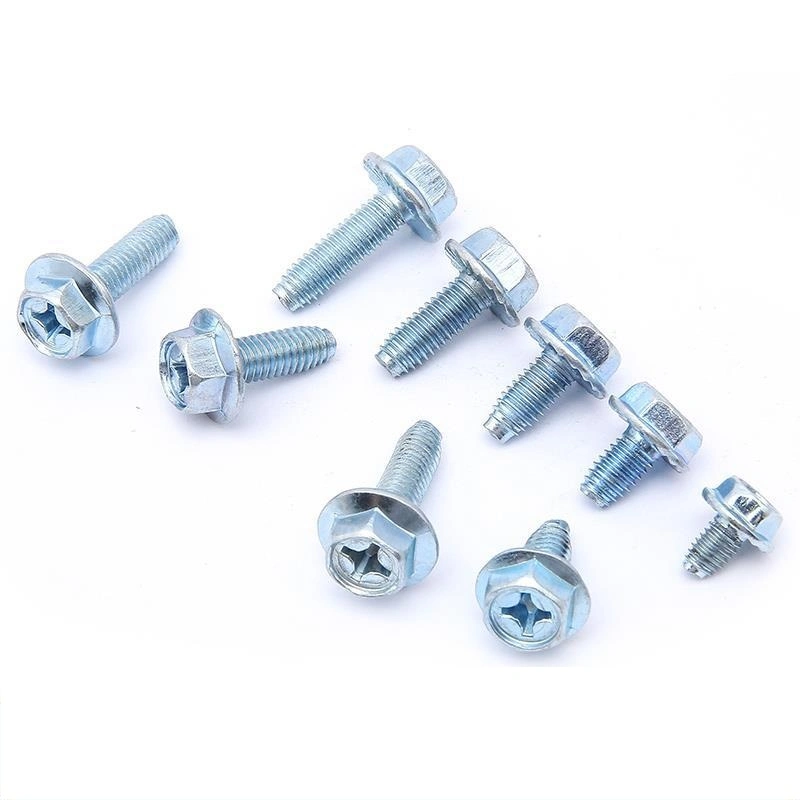 Carbon Steel Bolt Self Tapping Cutting Screw with Zinc Plated 8.8grade