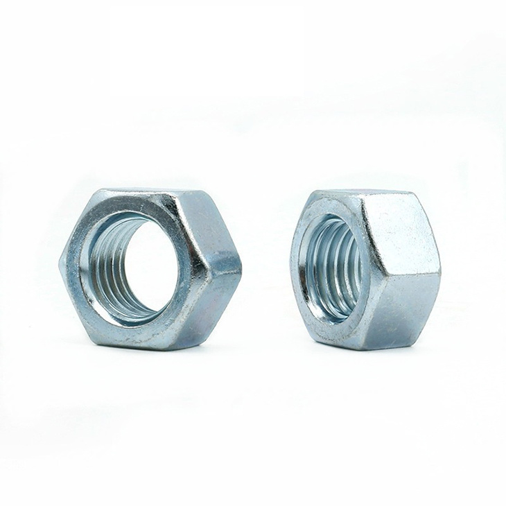 DIN 934 Carbon Steel Znic Plated Hexagon Nut Hex Head Nut