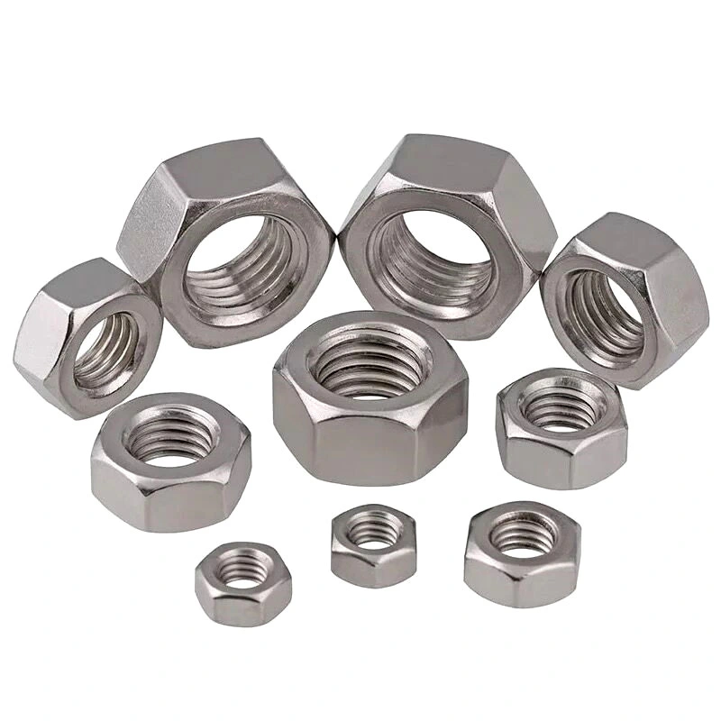 Galvanized Carbon Steel Hex Nylon Nut Long Hex Nuts