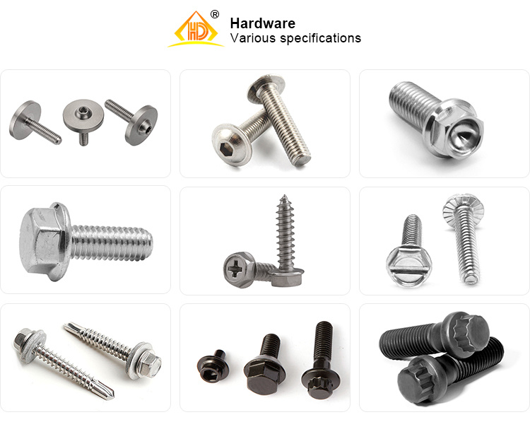 DIN6921 Wholesales Price Stainless Steel Hex Flange Bolt