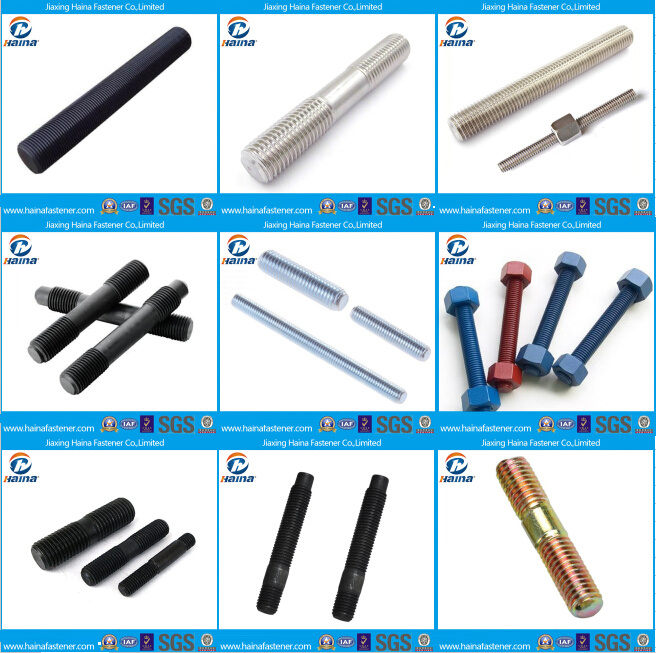 ASTM A193 B8ma Carbon Steel Self-Tapping Stud Double Threaded Rod Bolt