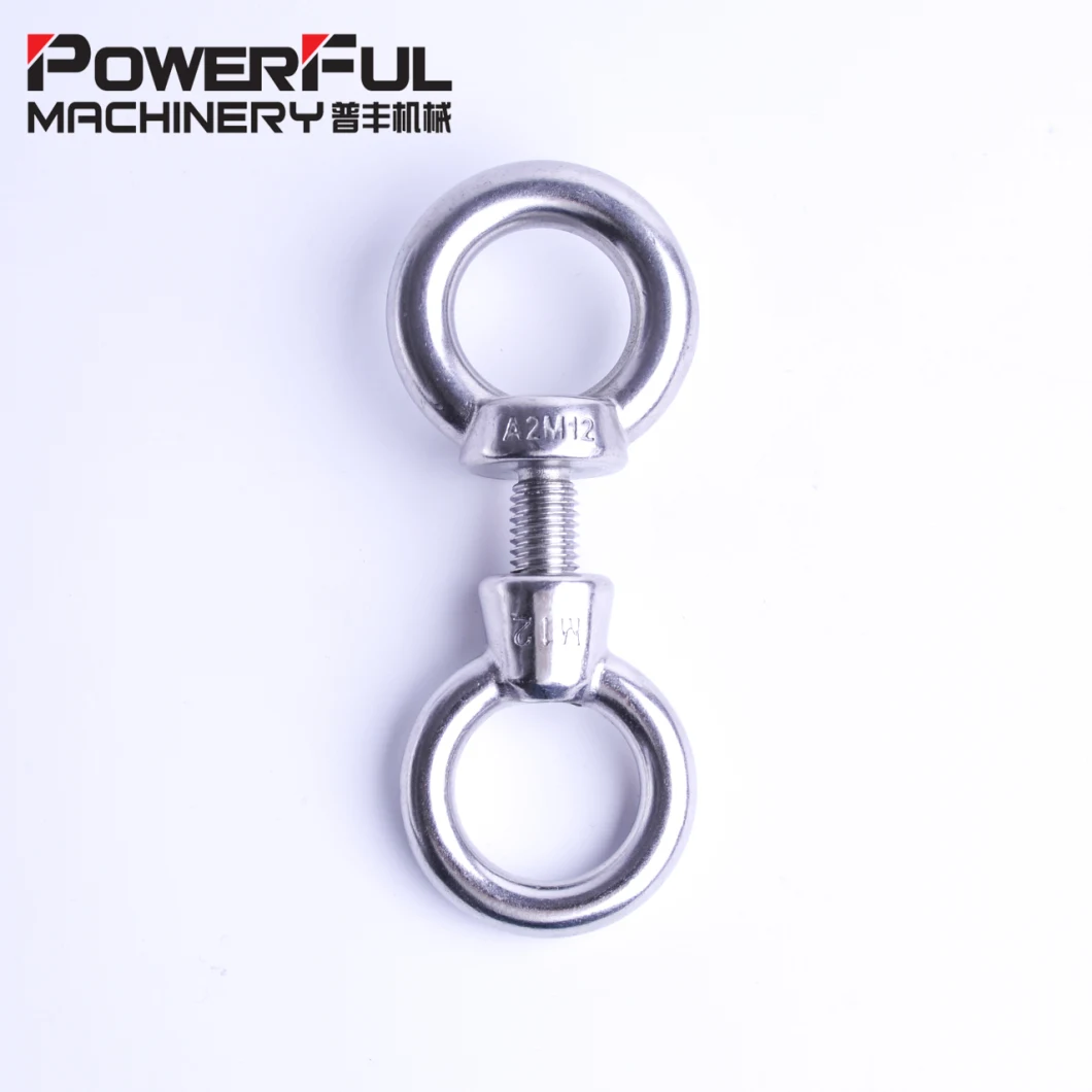 Stainless Steel DIN580 Lifting Eye Bolt with Metric Thread