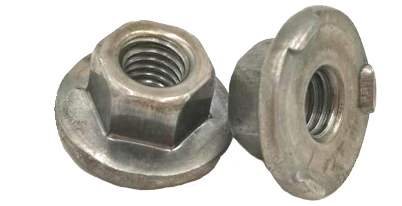 High Quality Stainless Steel M5-M16 Flange Nut Thick Nut Cap Nut Hexagon Weld Nut Insert Nut Square Nut DIN6923 Lock Nut for Building and Industry