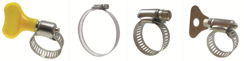 German Middle Type Machine Hose Clamp with Thumb Screw
