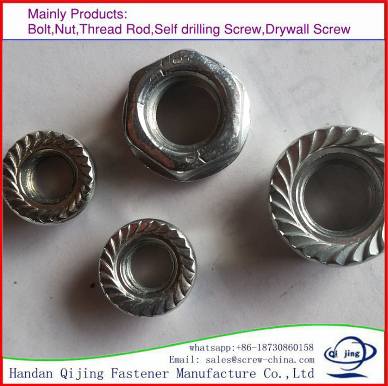 Flange Nut with Serration DIN6923