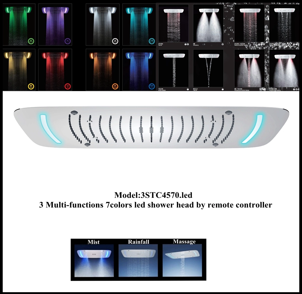 7colors LED Shower, Massage Shower, Rainfall Shower, Mist Shower Shower Head