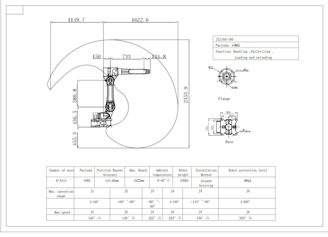 6 Axis CNC Manipulator 6dof Robot Arm Machine Cheap Robotic Arm