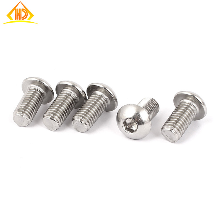 ISO7380 M8*25 Stainless Steel 316 Hex Socket Button Head Screw