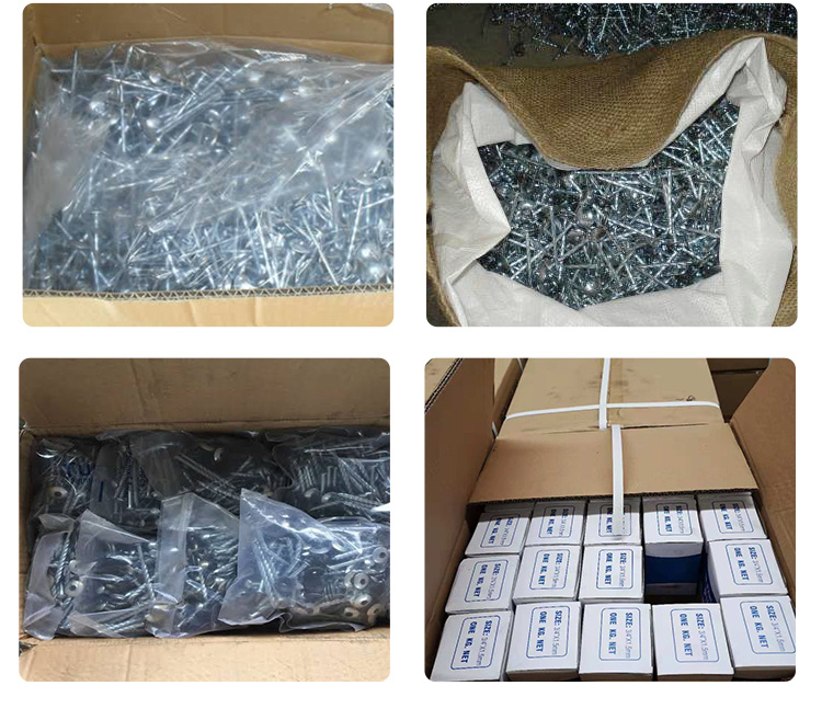 Galvanised Roofing Nails with Plastic Washer