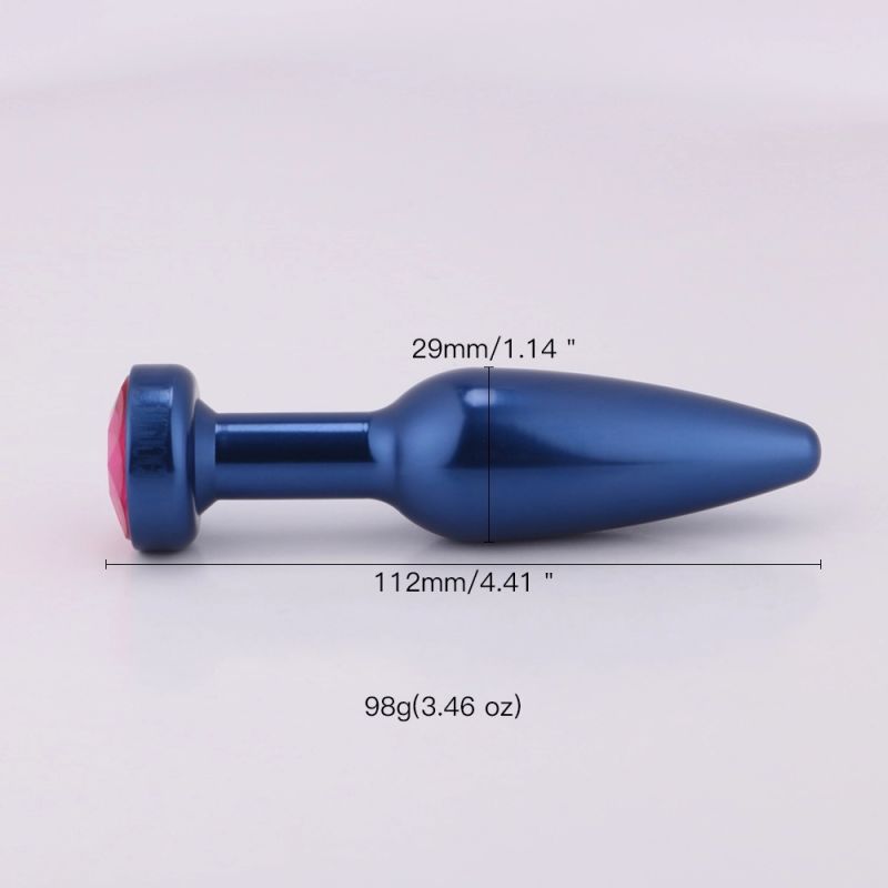 Customized Color Bullet Butt Plug Metal Anal Plug Colorful Anal Plug