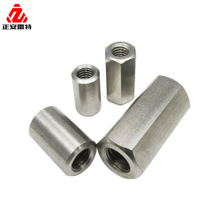 Carbon Steel White Zinc DIN6334 Long Round Hex Coupling Nut