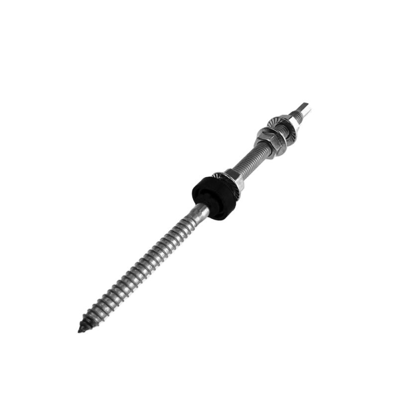 Hanger Bolt Dowel Bolt Screw for Solar Roof Hook Stainless Steel 304 A2