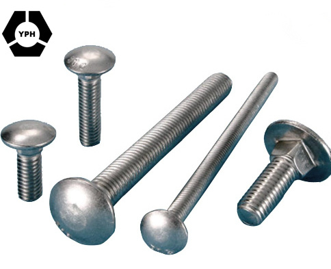 Carbon Steel Galvanized Mushroom Head Square Long Neck Carriage Bolts DIN603