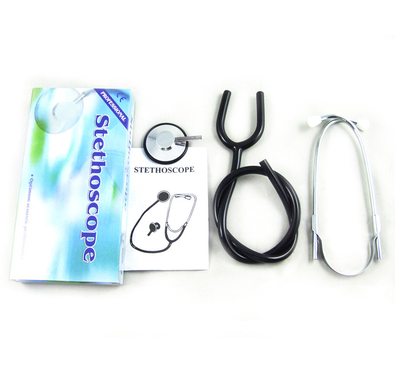 Medical Adult Use Single Head Stethoscope with Anti-Chill Ring