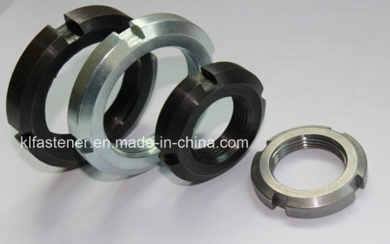 Round Thin Nuts with Slotted DIN981 DIN1804