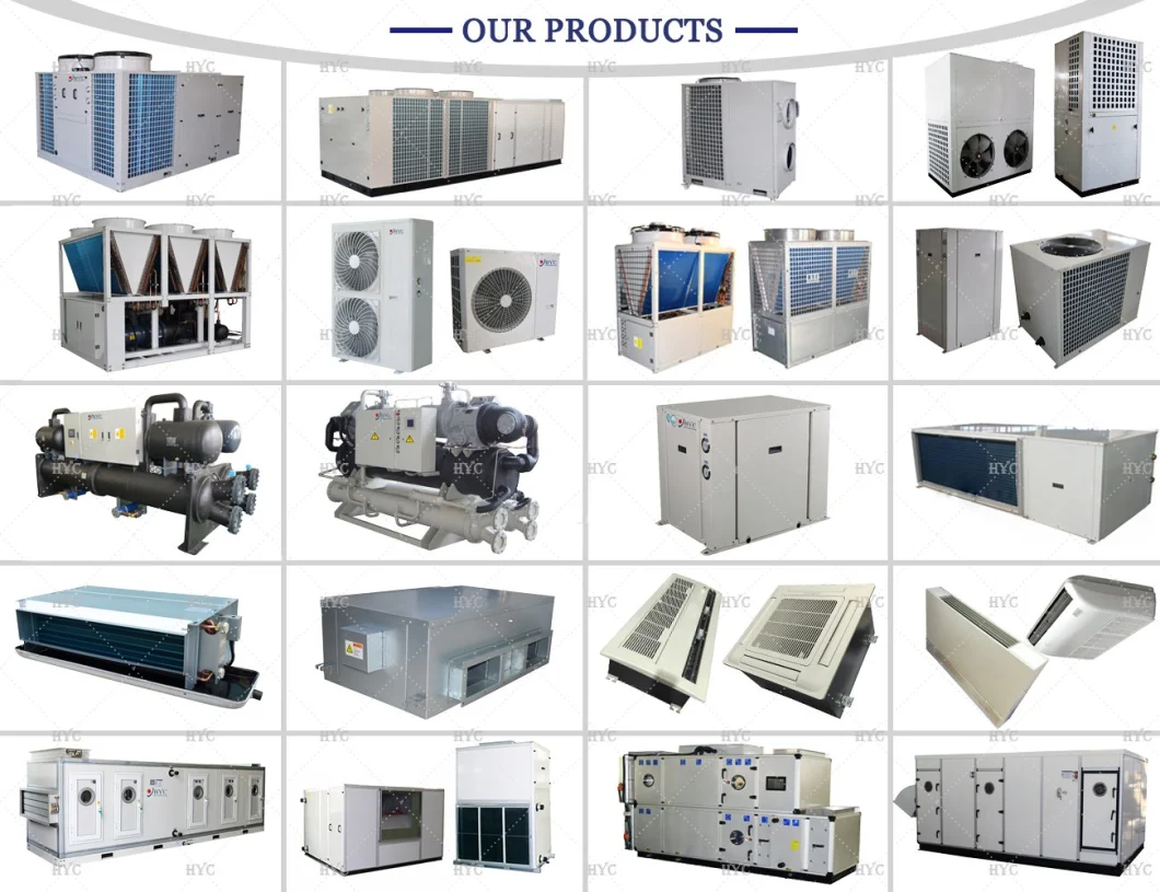 Large Cooling Capacity Air Handling Unit Industrial Cabinet Air Conditioner Fresh Air Handling Unit