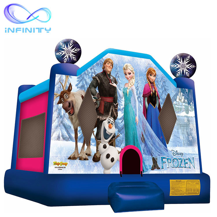 China Manufacturer PVC Frozen Bouncy Castle Jumping Castle Bouncy Inflatable Bouncer for Kids
