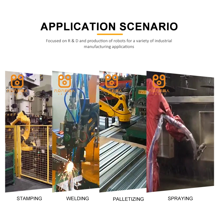 Mechanical Industry Robot 6 Dof Manipulator Robot Palletizer Full-Automatic for Cargo Movement with CE Certificate