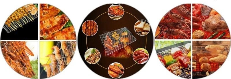 Stainless Steel Non-Stick BBQ Grill Mesh Reusable Grill Mesh Grill Grate