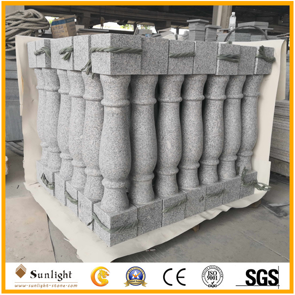 Natural Stone Yellow/Gold Granite Fence Balusters for Outdoor Stair
