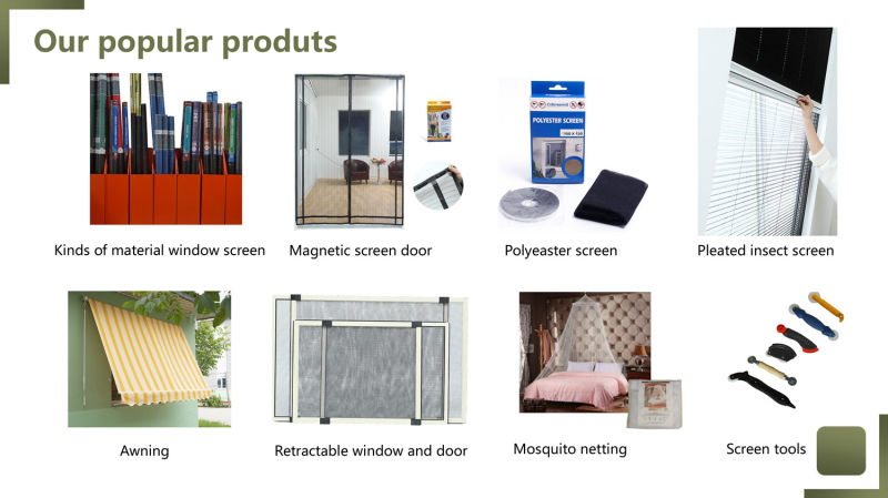 Polyester Screen Mesh for Window and Door Anti-Pollen Window Screen