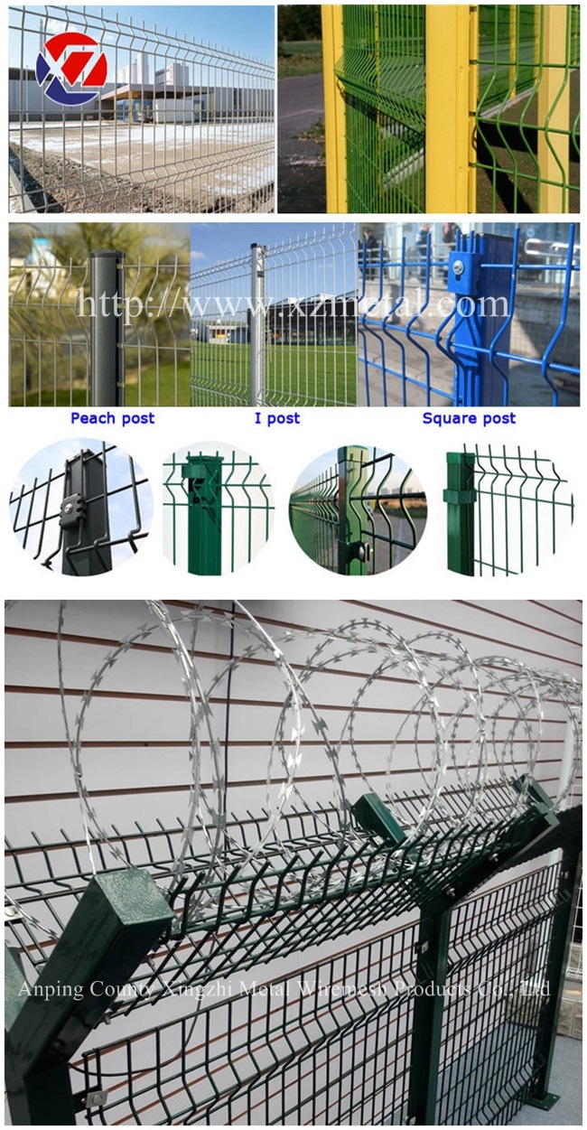 3-V-Shape 1.53m Security Welded Wire Mesh Fence