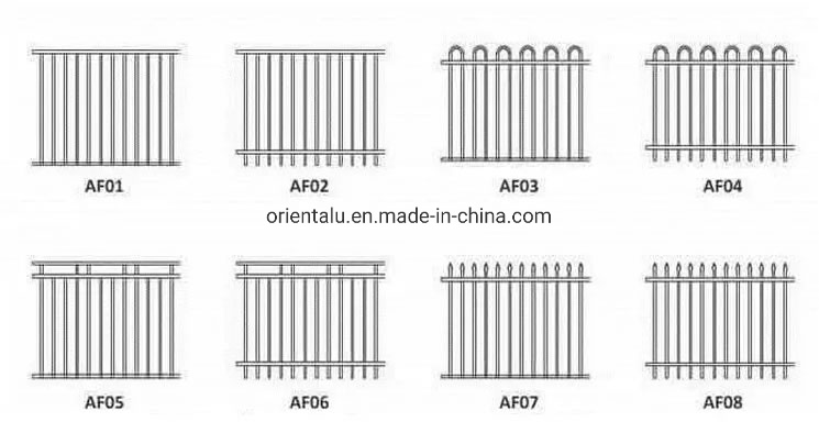 Hot Sale Alloy Aluminium Assembled Decorative Fence for Norway