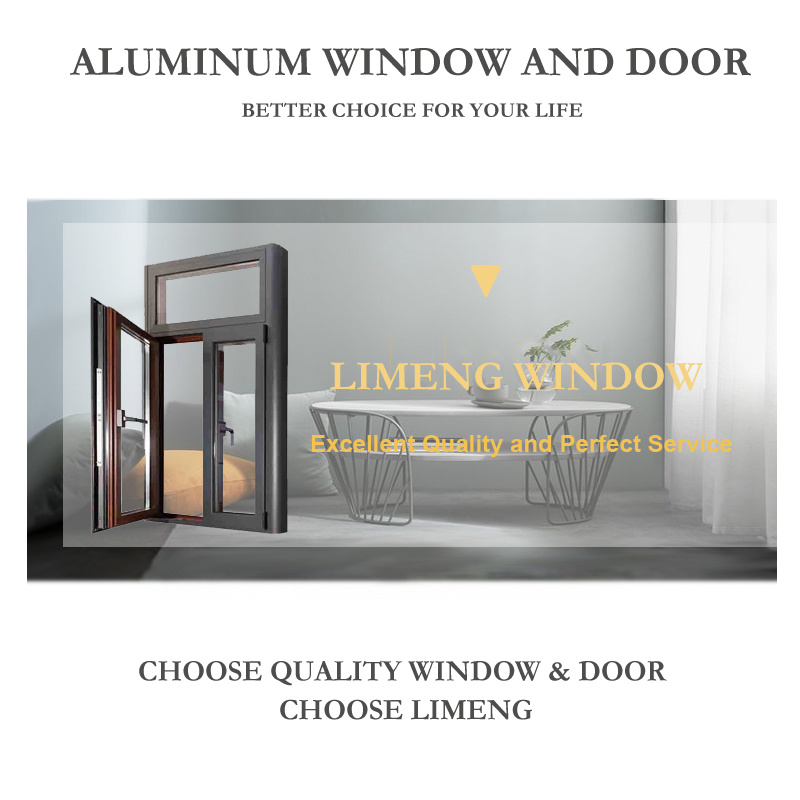 Aluminum Window Casement Window Tilt and Turn Window with Mesh