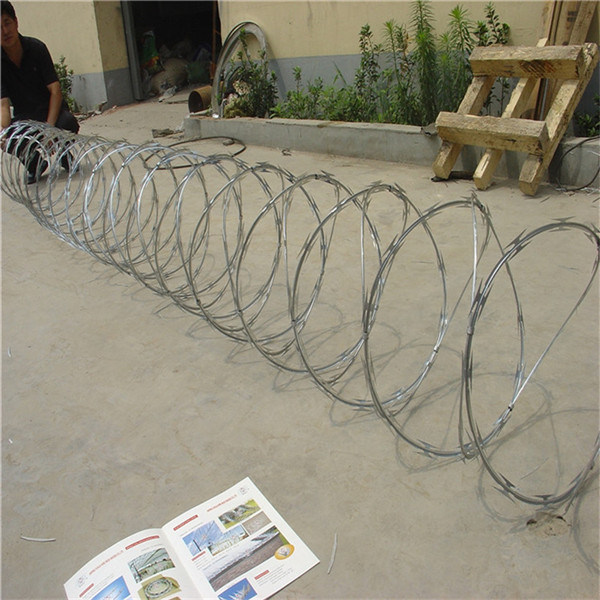 Low Price 700mm Coil Diameter Concertina Razor Barbed Wire Fence
