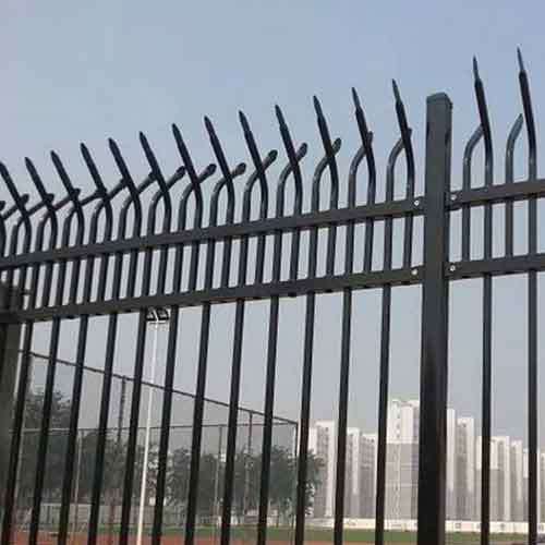 Zinc Coated and Powder Coated Metal Fence, Steel Fence, Wrought Iron Fence