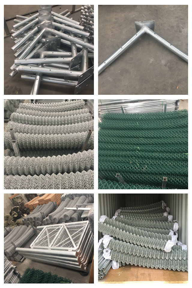 Wholesale Galvanized Boundary Chain Link Wire Fence.
