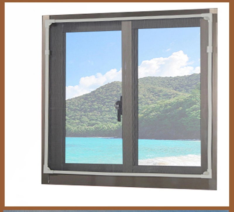 Magnetic Fly Insect Aluminum Frame Window Screen Net/Foldable Removable Mosquito Window Net
