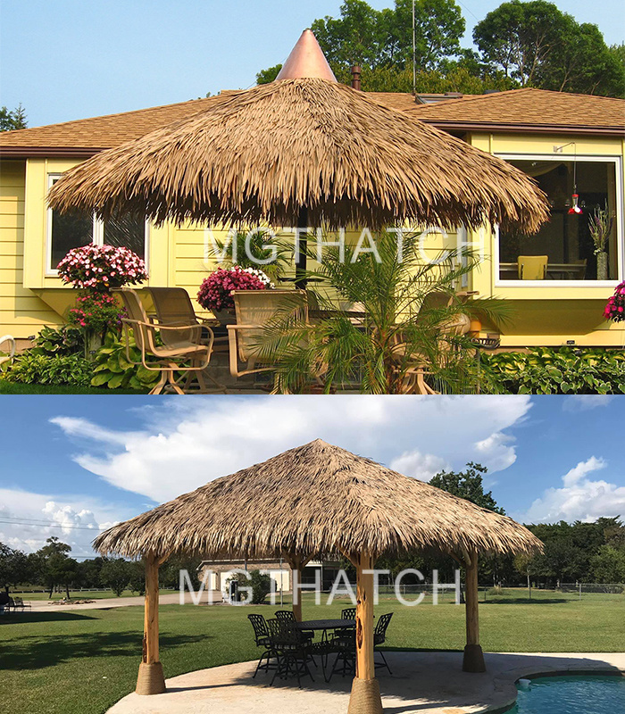 Synthetic Artificial Palm Leaf Thatch, Thatch for Roof, Palmex Thatch