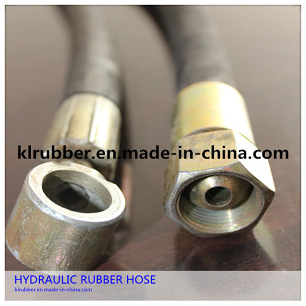 Stainless Steel Wire Braided Industrial Hydraulic Rubber Hose