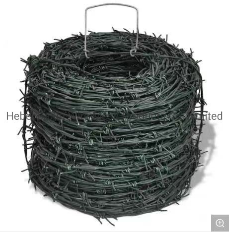 Long Galvanized Barbed Security Fence Wire Barbed Wire
