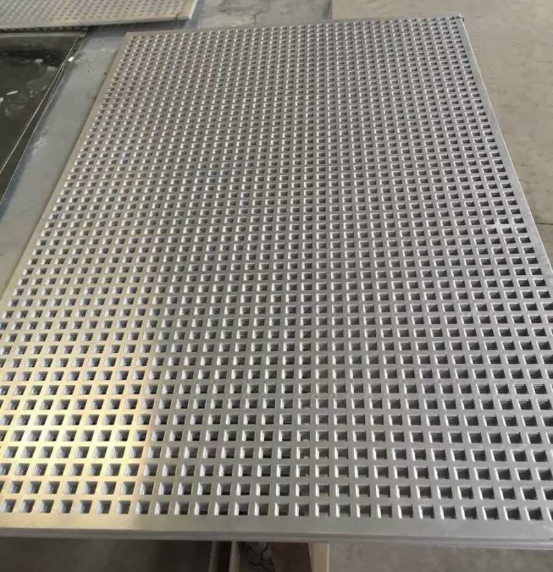 Corrugated Perforated Metal Plate Aluminum Perforated Decorative Screen