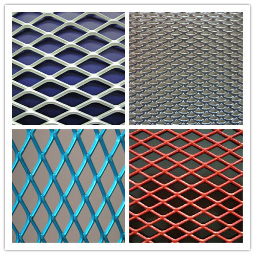 Heavy Duty Galvanized Steel Diamond Flat Plate Expanded Metal Mesh