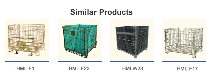 Welded Warehouse Material Handling Collapsible Metal Wire Mesh Containers China