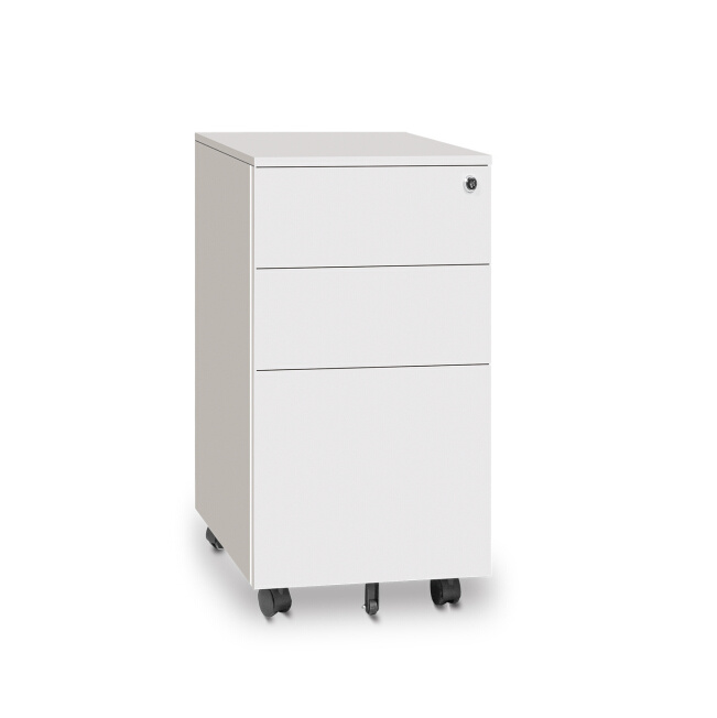 Metal Moving Filing Cabinet with File Divider