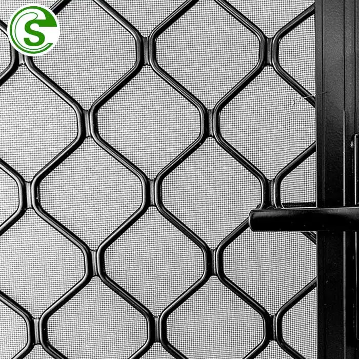 Building Material 1.2X3.66m Aluminum Window Grille Mesh for Sri Lanka